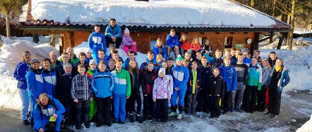 Kinder und Jugend Skicamp Inzell Gruppenbild